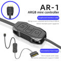 Argb Controller 5v 3pin To Sata Power Supply Mini Rgb Controller 3pin Hub For Computer Cpu Case Cool Fan Led Radiator. 