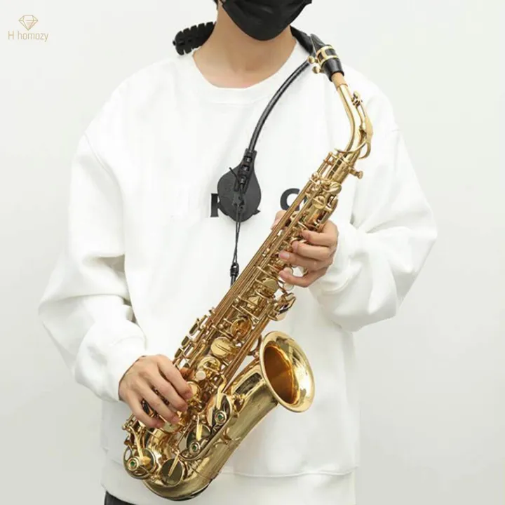 Saxophone%20Strap%20Adjustable%20Neckband%20Sax%20Protections%20Neck%20Lanyard%20Breathable%20-%20Image%203