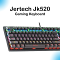 Jertech Jk520 Mechanical USB RGB Gaming full Keyboard. 