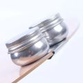 Stainless Steel Pot Brush Cleaning Tool Double Dipper Oil Painting Container Artists Palette Cup Drawing Pigment Holder. 