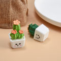 1/4PCS Creative Resin Simulation Cactus Ornament Cute Interior Bedroom Office Desktop Decorations Birthday Gift. 