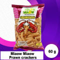 Miaow Miaow Prawn crackers (60g). 