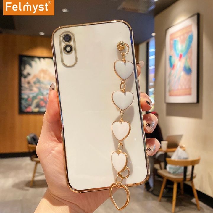 DuBaiNi%20Case%20For%20Xiaomi%20Redmi%209A%20Luxury%20Love%20Heart%20Plush%20Bracelet%20Fashion%20Mobile%20Phonee%20Chain%20Casing%20Soft%20Shockproof%20Cover%20for%20Girls%20For%20Rings%20With%20Lanyard%20-%20Image%202