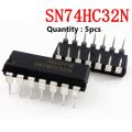 5 pcs of SN74HC32N OR Gate IC. 
