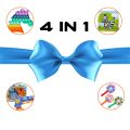 Little Kids 4 in 1 pack Best Birthday Gift Pack For Boys. 