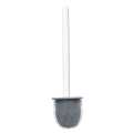 Toilet Brush with Holder - Toilet Cleaning Brush for Quick Drying Bathroom, Wall Mounted Silicone Toilet Brushes & Holders - Silicon Toilet Brush and Holder & Loo Brush and Holder Set. 