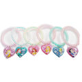 Disney Princess Telephone Line Bracelet Anime Cartoon Princess Cinderella Bell Rapunzel Elastic Spring Bracelet Gift. 