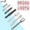 Monja 7 Styles Cat Eye Nail Magnet Stick 3D Multi Line Strip Effect Strong Effect Magnetic Rod for DIY Cat Eye Gel Varnish Tools. 