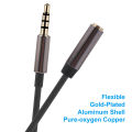 1/2/3/ M Microphones Stereo 3.5mm Audio Jack Extension Cable Headphone Extension Male Female Headphone Aux Cord 4 Pole. 