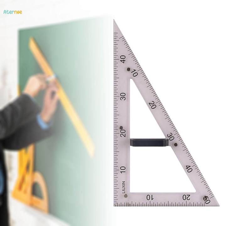 Giant Math Ruler Large Math Geometry Ruler Math Teaching Aid for White Board Black Board ...
