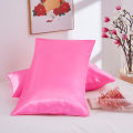 Premium Quality Silk Pillow Case 18"x 27" Bed Decoration Pillow Cover 1 Peice. 