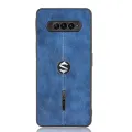 (Stock available) For Xiaomi Black Shark 4 / Black Shark 4 Pro Shockproof Sewing Cow Pattern Skin PC + PU + TPU Case(Red). 