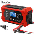 Large Screen Car Battery Charger 6A 12V Car and Motorcycle Battery Charging Device Lead-acid Battery Smart Repair LCD Display. 