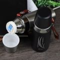 1000ml Tumbler Insulated Water Bottle Portable Vacuum Flask for Office Tea Milk Coffee Mug Stainless Steel Thermos Bottle. 