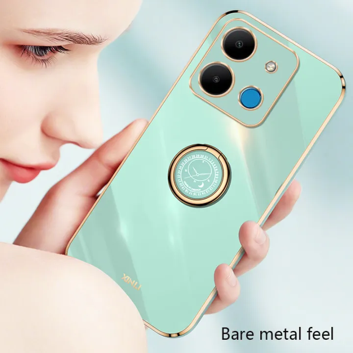 Tokifu%20For%20Infinix%20Smart%207%20Case%20Luxury%206D%20Plating%20Soft%20Back%20Cover%20Silicone%20Phone%20Cases%20With%20Stand%20-%20Image%205