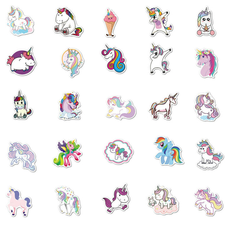20/40/60%20pcs%20of%20cartoon%20cute%20unicorn%20sticker%20pack%20for%20girls%20kids%20graffiti%20Stickers%20-%20Image%2010