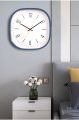 9.9 Inch Wall Clock Square Shape Silent Non-Ticking Quartz Movement Wall Hanging Clock Decorative Bedroom Living Room Modern Clock. 