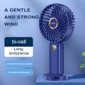 AnDyN New Mini Fan Electric Fan For School Rechargeable Handheld Fan 1200mAH USB Charging Table Fan For Student with Gear Display. 