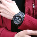 (Ready Stock) G- Sport  Shock GA110 Men Watch Sport Watch Dual Time Display Water Resistant Shockproof and Waterproof World Time LED Auto Light Sports Wrist Watches GA-100-1A4. 