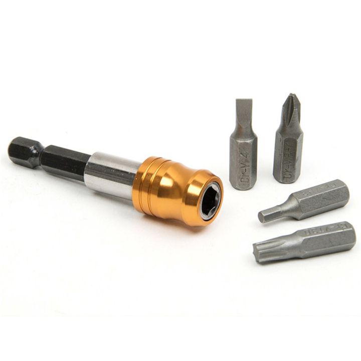 %E3%80%90TrendGlobe%E3%80%9131Pcs%20Screwdriver%20Bit%20Set%20Slotted/Philips/Pozi/Hex/Torx%20Head%20with%2060mm%20Quick%20Release%20Hex%20Chuck%20Extension%20Adapter%20-%20Image%203