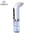 HEGRUS Electric Bubble Blackhead Remover Small Vacuum Suction Acne Extractor Pores Deeply Cleaning USB Rechargeable Water Cycle Pore Acne Pimple Removal Facial Cleaning Tool with 6 Tips. 