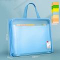New PET Document Storage Pouch 13 Layer Transparent Transparent File Bag Thickened Portable Data Storage Bag School Office Supplies. 