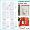 2/3/4/5Pcs Pack Of Wireless Anti-Theft Door And Window Security Alarm. 