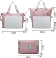 Folding Travel Bag, Foldable Travel Duffel Bag, Dry and Wet Separation Sports Portable Shoulder Bag. 