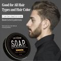 Hair Darkening Shampoo Bar for Gray Hair Coverage Soap Polygonum Multiflorum Fast Effective Repair Gray White Color Dye For Men. 