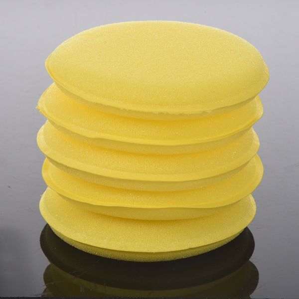 5%20x%20Yellow%20Car%20Wax%20Polish%20Applicator%20Pad%20Large%205inch%20Soft%20Foam%20Sponge%20Pads%20-%20Image%208