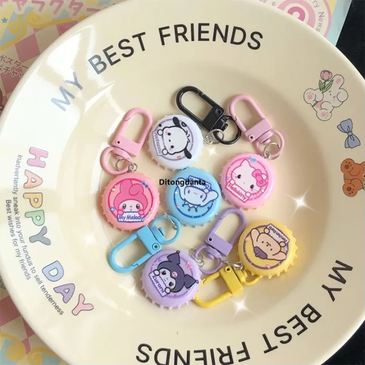 Kids%20Birthday%20Gift%20Keychain%20Backpack%20Pendant%20Pocha%20Purin%20Melody%20Kawaii%20Sanrio%20Kittty%20Kuromi%20Cinnamoroll%20My%20Creative%20Bottle%20Cap%20Key%20-%20Image%203
