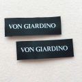 1000 s/lot Custom Brand Name Clothing Woven Label Garment Fabric Label with Logo 2x5cm End Fold/Center Fold Hight Quality. 