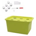 Indoor 6 Holes Hydroponic System Soilless Cultivation Plant Nursery Box Grow Kit. 