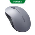 UGREEN Mouse 2.4G Dual Mode, 4000DPI 4-Level Adjustable, Silent Click, Portable Ergonomic Mouse for Laptop. 