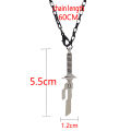 Anime Jujutsu Kaisen Fushiguro Toji Necklace Bracelet Inverted Spear Of Heaven Weapon Pendant Keychain Cosplay Jewelry Accessories. 