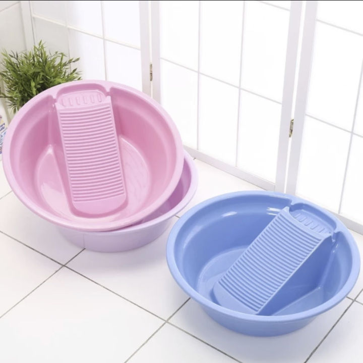 Wash%20Basin%20Plastic%20Round%20Basin%20Laundry%20Basin%20With%20Washboard%20-%20Image%203