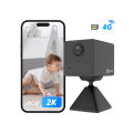 Ezviz CB2 Kit 3MP/2K 4G Sim Based Mini CCTV Camera Indoor Battery Wi-Fi Mini Camera | with 5200mAh Power Partner | IR Night Vision | Two Way Talk | Human Detection | TIME - LAPSE Recordings | Always-On Video Mode | Magnetic Base | 512 GB Local Storage. 