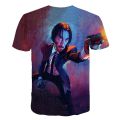 T-Shirt John Wick the Boogie Man Movie 3d print John Wick: Chapter 3 - Parabellum tshirt o-neck short Keanu Reeves Killer. 