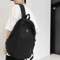 IELGY men's simple high-end contrast color backpack. 