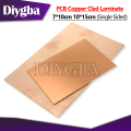 1pcs Single Sided Copper Clad Laminate 7x10/10x15cm Copper Plated Circuit Prototype Board Fr4 For Etching Diy Kit. 