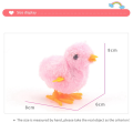 5Pcs Easter Wind Up Chick Toys Novelty Jumping Chicken Gag Plush Baby Chicks Toys Favors Gift for Kids Girls. 