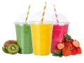 330 ml Disposable Plastic Juice cup with Dome lid (100 Pc's). 