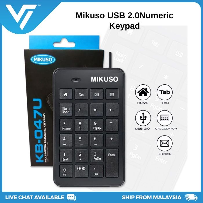 Mikuso%20KB-047U%2023%20Keys%20Numeric%20Keypad%20Wired%20USB%20Mini%20Numerical%20Keyboard%20-%20Image%203