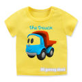 2022 T-Shirt For Boys Cute Leo The Truck Tv Show Cartoon Print Children'S T Shirt Funny Toddler Baby Tshirts Casual Kids Yellow. 
