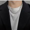 New Spiral Fashion Necklace Simple Personality Hip Hop Men Pendant Boy Pendant Titanium Steel Necklace Jewelry Goth Accessories. 
