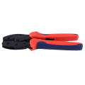 Solar Connector Crimping Pliers PV Wire Crimper High-Carbon Steel Compressor LY-2546B Solar PV Cable Crimping Tool Red. 