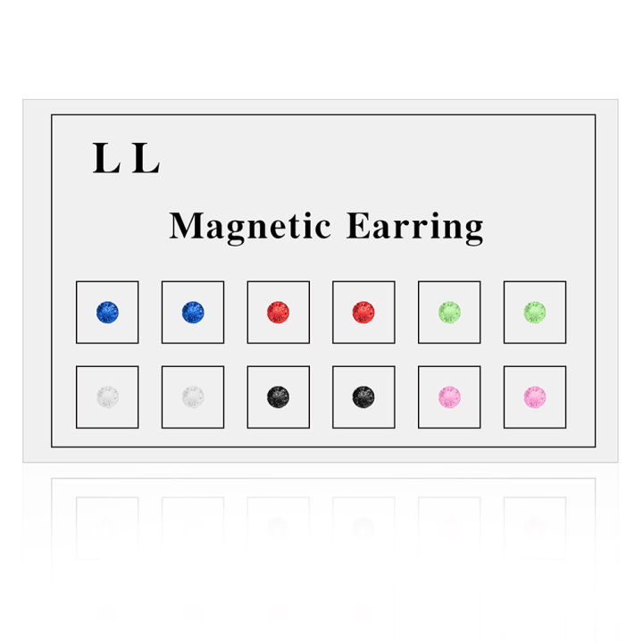 12pcs/Card%20Lip%20Studs%20Set%20Magnetic%20Cartilage%20Studs%20Ring%20Jewelry%20Non%20Piercing%20Fashion%20Rhinestone%20Nose%20Sticker%20-%20Image%206