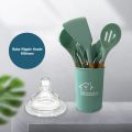 Spoons Silicone Measuring Silica Colander and for Utensil Brush Spoon Heat 1 Set Utensils Kit Kitchen Spatula Gel Kitchenware Gadgets Ladle. 
