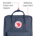 【BestGO】Fjallraven Kanken BACKPACK Classic Men Women Outdoor Shoulder Bag Backpack School bag 16L (Give a beautiful gift feed 1pcs). 