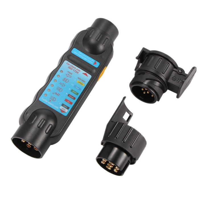 12V Vehicle Car Trailer Tester 7/13 Pin Towing Light Cable Circuit Plug ...